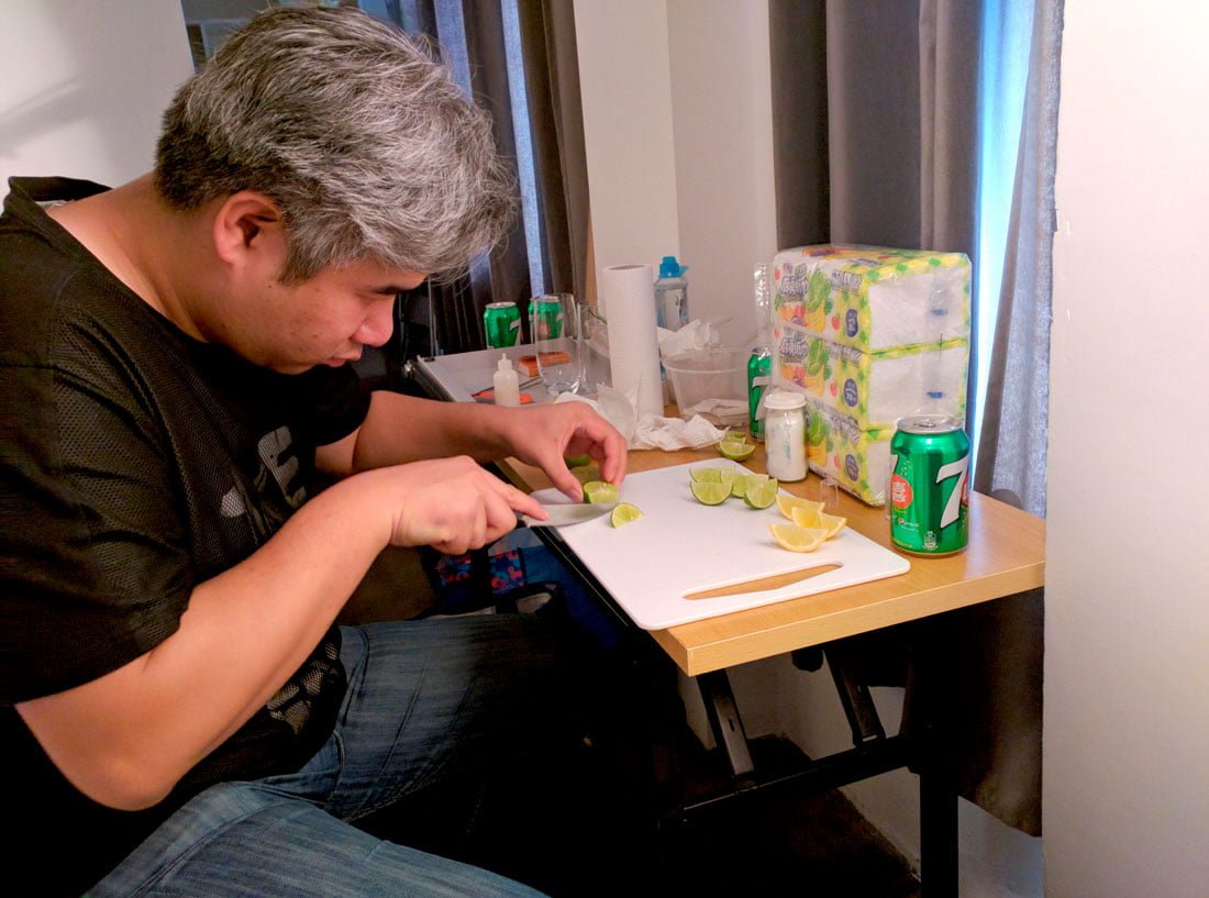 Behind the scenes photography of Kore Studios' latest campaign for Pepsi Co's 7up drink in China.