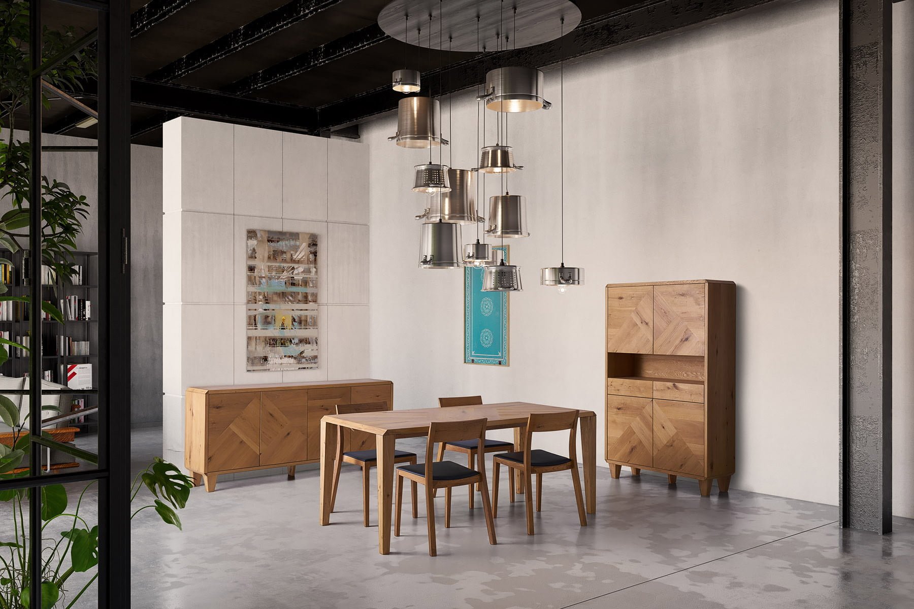 Kore Studios integrates 2D studio furniture photography shot on-location with a custom 3D background seamlessly.