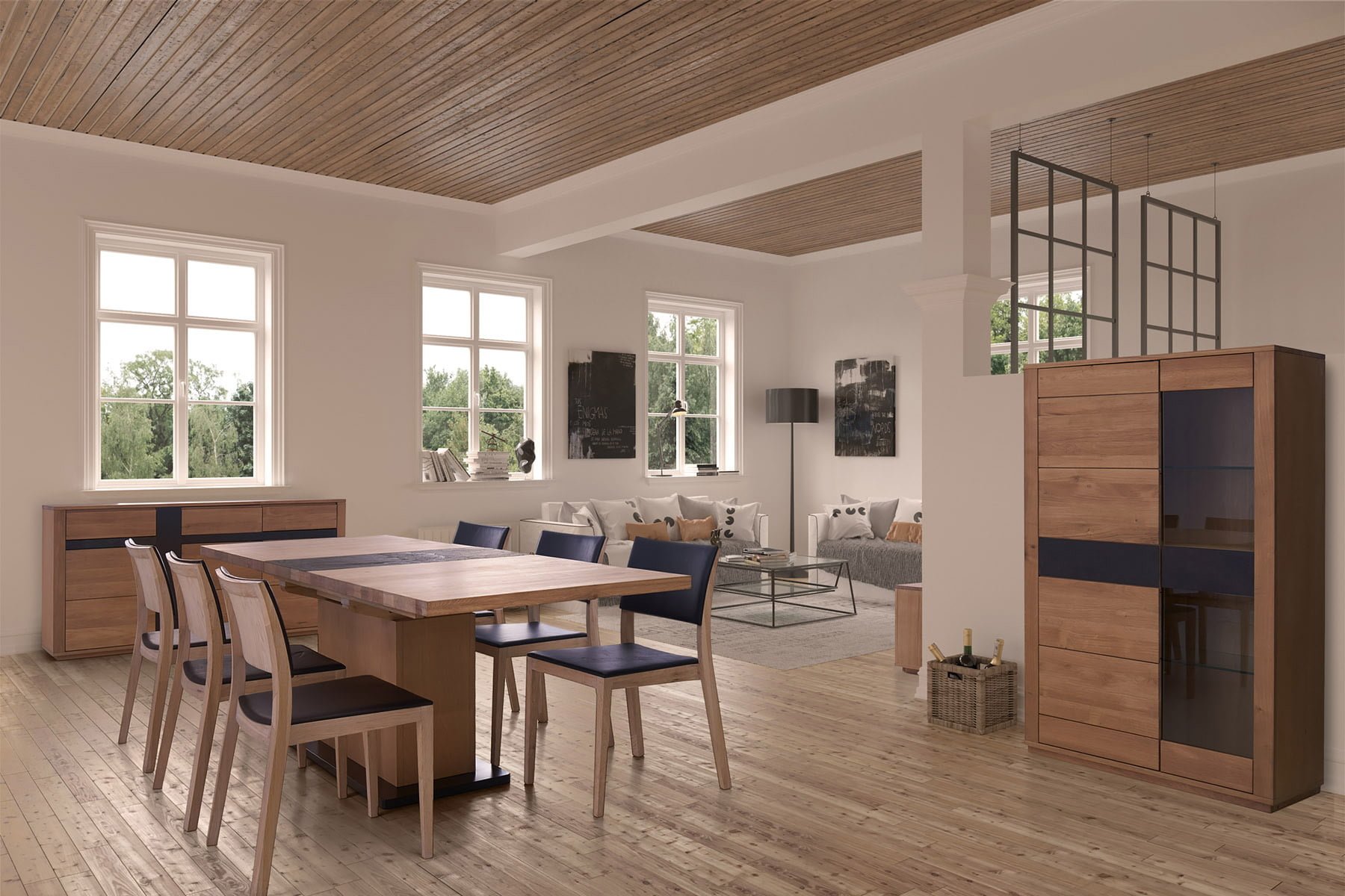 Kore Studios integrates 2D studio furniture photography shot on-location with a custom 3D background seamlessly.